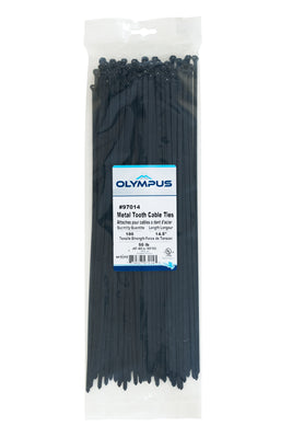 14.5" 50lb Metal Tooth Black, Case of 50 bags (5,000 pieces)